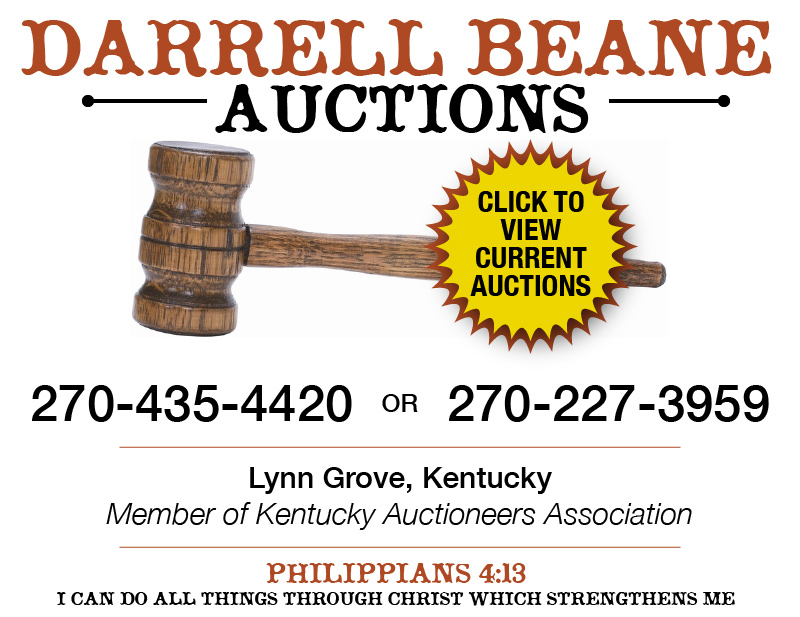 Darrell Beane Auctioneer | Murray, Calloway County, Western Kentucky Auctions